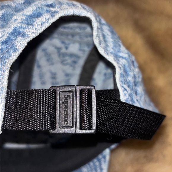 Supreme cotton Cap Navy RARE Hat 5 Panel - Picture 3 of 7